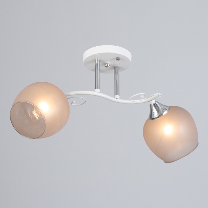 Люстра Люстра "Либи" 2х60Вт Е27 Белый 47х15,5х24см