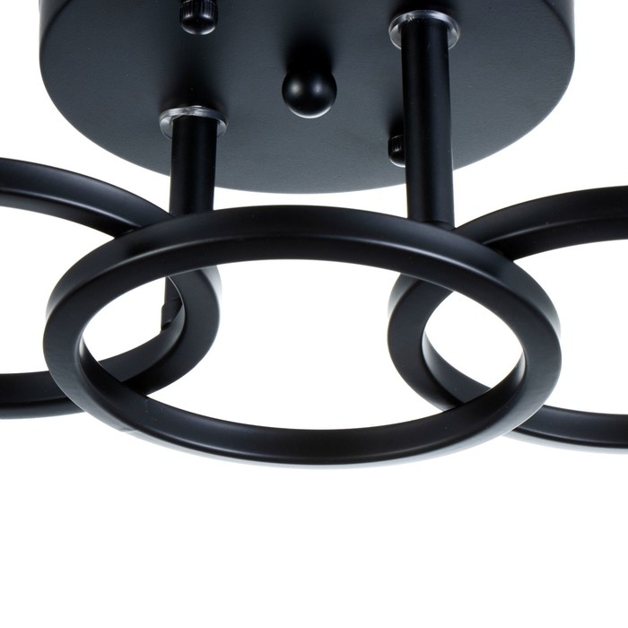 Люстра Люстра "Айрис" 2хЕ27 40Вт чёрный 42х15х23 см BayerLux