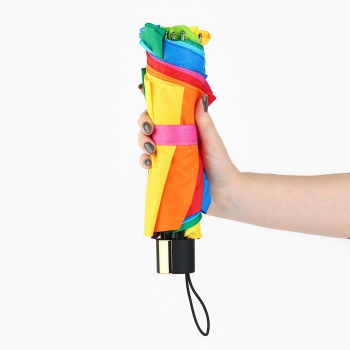 Зонт женский радужный «Наслаждаюсь дождём», 10 спиц. Зонт женский радужный «Наслаждаюсь дождём», 10 спиц.