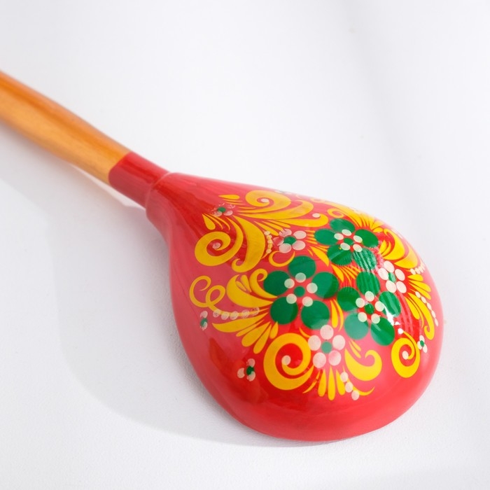 Ложка «Краснушка», салатная, 6×21, хохлома Ложка «Краснушка», салатная, 6×21, хохлома
