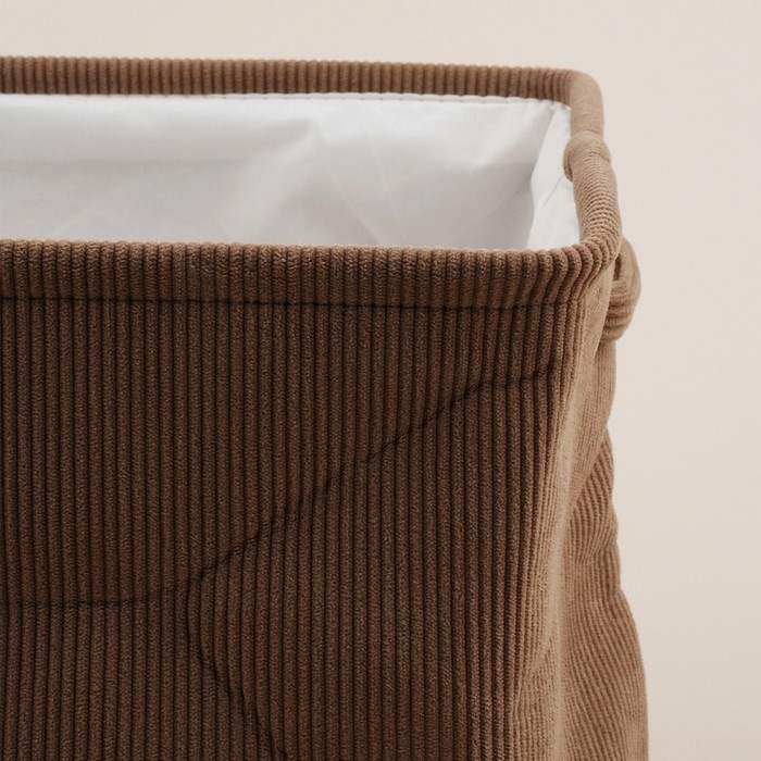 Короб для хранения вещей SL Home, 35×25×23 см, цвет серый Короб для хранения вещей SL Home, 35×25×23 см, цвет серый