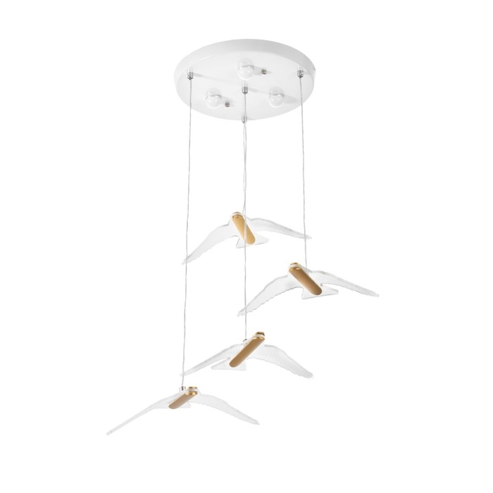 Каскад Каскад "Полет" 4LED+3LED 99Вт ПДУ белый 40х40х100см BayerLux