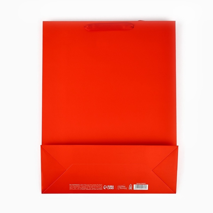 Пакет подарочный новогодний ламинированный «С Новым годом», глиттер, L 31 х 40 х 11.5 см, Новый год Пакет подарочный новогодний ламинированный «С Новым годом», глиттер, L 31 х 40 х 11.5 см, Новый год