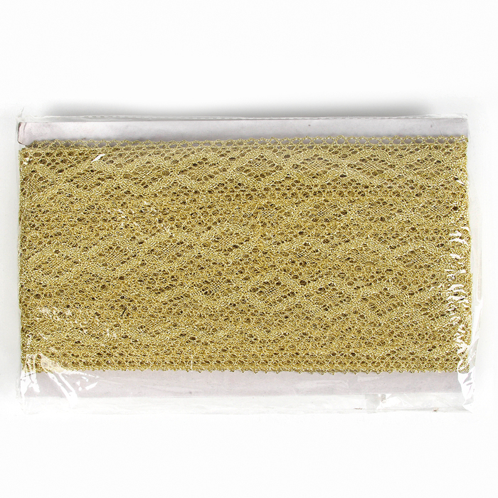 Тесьма золотая прямая 3,7 намотка 25 метров Тесьма золотая прямая 3,7 намотка 25 метров