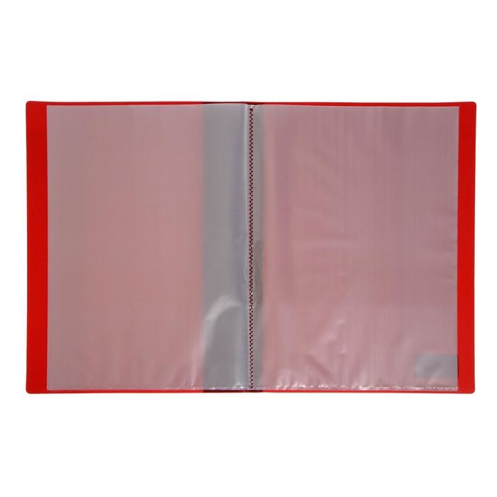 Папка с 30 вкладышами А4, 600 мкм, Calligrata, 15 мм, красная Папка с 30 вкладышами А4, 600 мкм, Calligrata, 15 мм, красная