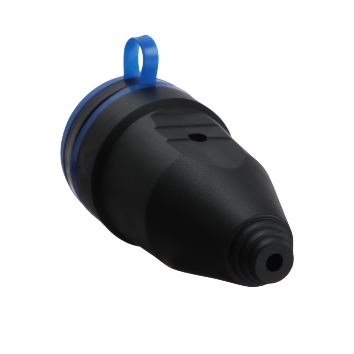 Розетка переносная с защитной крышкой, с з/к, 220 В, каучук, черная Розетка переносная с защитной крышкой, с з/к, 220 В, каучук, черная