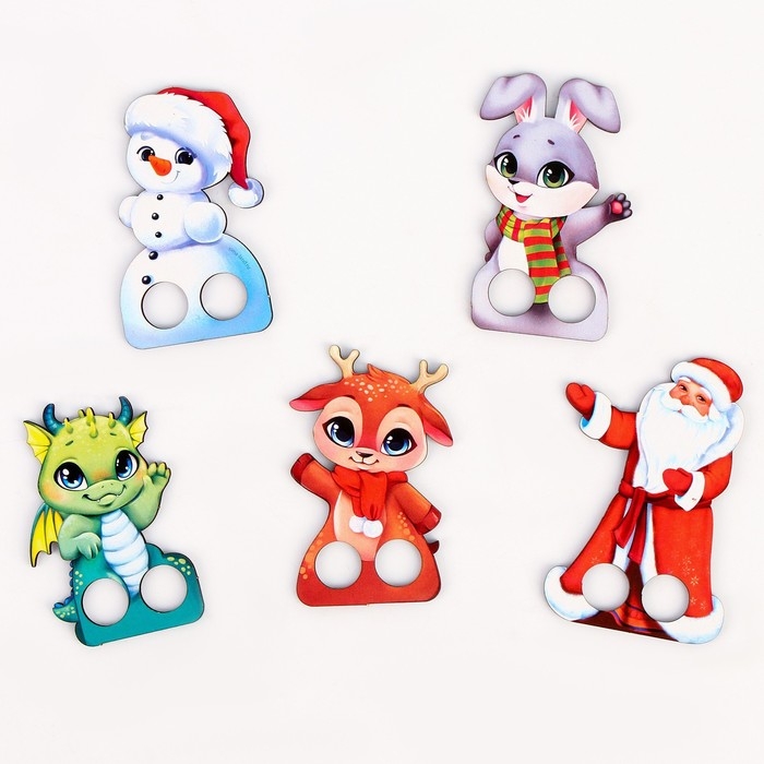 Новый год! Игровой набор. Пальчиковый театр «Любимые персонажи» Новый год! Игровой набор. Пальчиковый театр «Любимые персонажи»