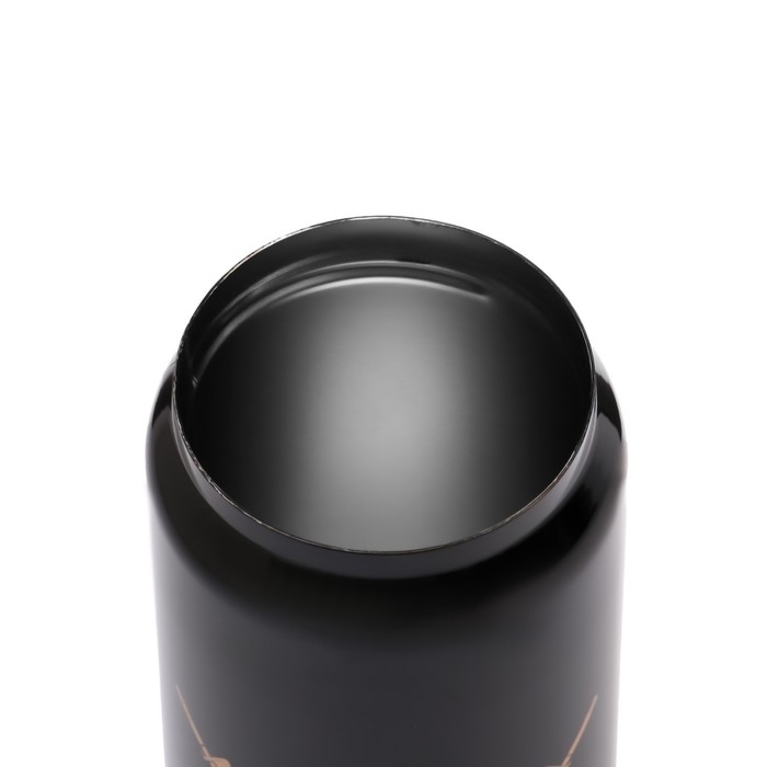 Термокружка, 400 мл, Банка Термокружка, 400 мл, Банка "Мастер К. KING", сохраняет тепло 8 ч, 7.6 х 19.3 см