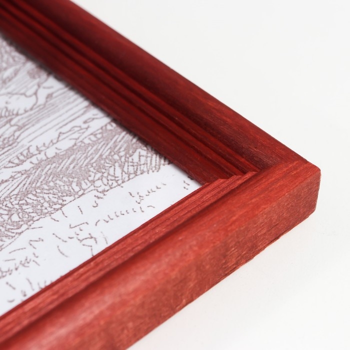 Фоторамка сосна с20 красный 30х40 см (пластиковый экран) Фоторамка сосна с20 красный 30х40 см (пластиковый экран)