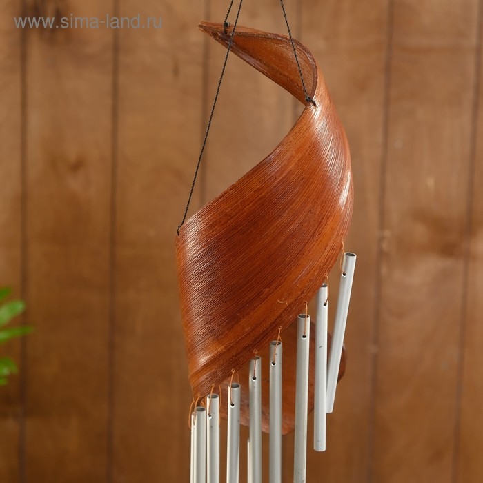 Музыка ветра Музыка ветра "Спокойство" алюминий 10х10х65 см