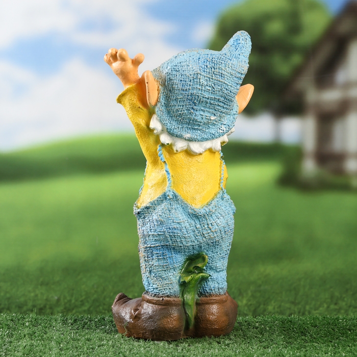 Садовая фигура Садовая фигура "Эльф с улиткой" 31х18см