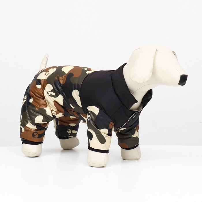 Комбинезон  Комбинезон "Умка", размер 10 (ДС 25 см, ОГ 34 см, ОШ 24 см), камуфляжный