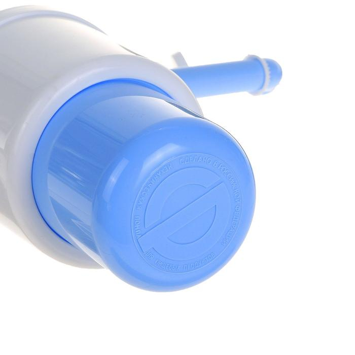 Помпа для воды Luazon Norma, механическая, большая, под бутыль от 11 до 19 л, голубая Помпа для воды Luazon Norma, механическая, большая, под бутыль от 11 до 19 л, голубая