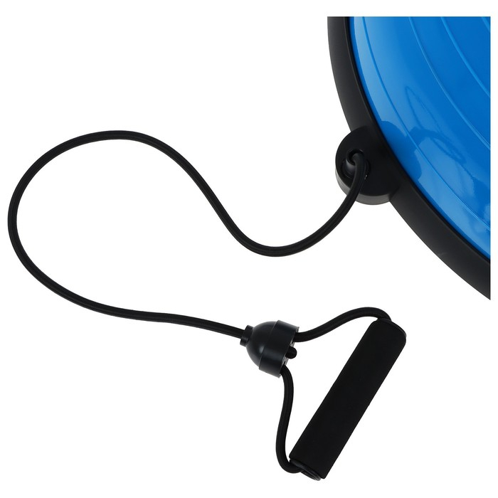 Полусфера BOSU гимнастическая ONLYTOP, с насосом, 55х25 см, цвет синий Полусфера BOSU гимнастическая ONLYTOP, с насосом, 55х25 см, цвет синий