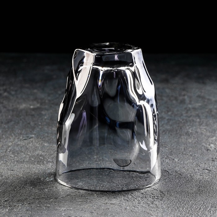 Стакан стеклянный «Лава», 325 мл, цвет серый Стакан стеклянный «Лава», 325 мл, цвет серый