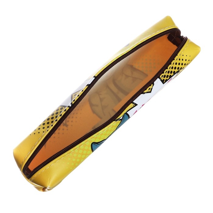 Пенал школьный Пенал школьный "Серый кот ", на молнии