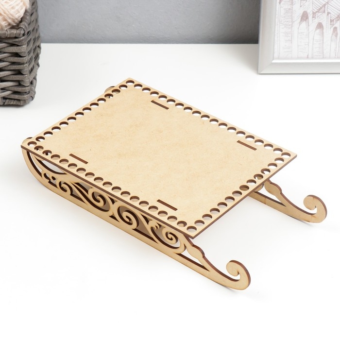 Заготовка для вязания Заготовка для вязания "Сани. Вид 2" набор 3 детали, донышко 20х15 см