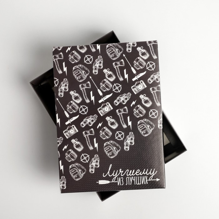 Коробка подарочная складная, упаковка, «Лучшему мужику», 21 х 15 х 7 см Коробка подарочная складная, упаковка, «Лучшему мужику», 21 х 15 х 7 см