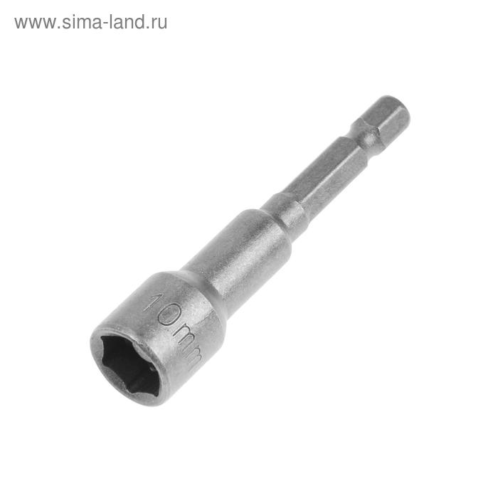 Бита с торцевой головкой ТУНДРА, сталь CrV, магнит, 10 х 65 мм Бита с торцевой головкой ТУНДРА, сталь CrV, магнит, 10 х 65 мм