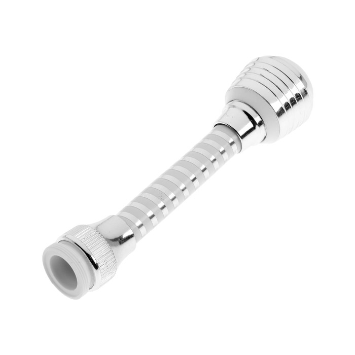 Аэратор ZEIN Z3603, поворотный, на шарнире, гибкий, 2 режима, хром/белый Аэратор ZEIN Z3603, поворотный, на шарнире, гибкий, 2 режима, хром/белый