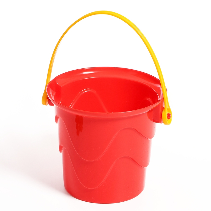 Набор песочный: ведро, 3 формочки, лопатка, грабли Набор песочный: ведро, 3 формочки, лопатка, грабли