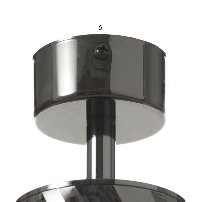 Спот Спот "Астер" GU10 черный хром 7,5х7,5х20 см