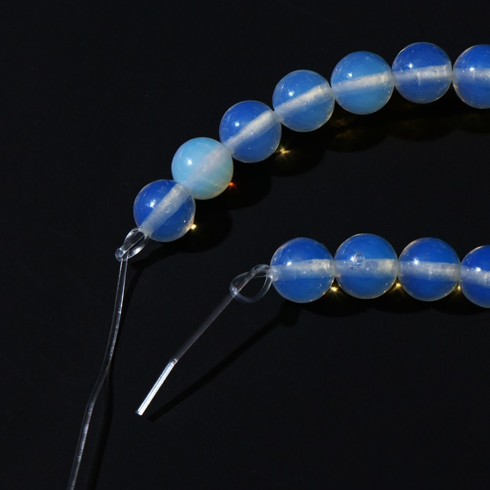 Бусины на нити шар №8 «Лунный камень», +/- 37 см