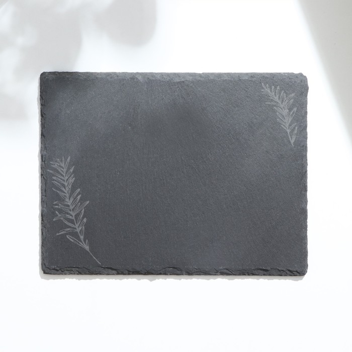 Доска для подачи из сланца «Розмарин S», 20×15 см Доска для подачи из сланца «Розмарин S», 20×15 см