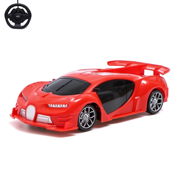 Машина радиоуправляемая «Купе», работает от батареек, цвет красный Машина радиоуправляемая «Купе», работает от батареек, цвет красный