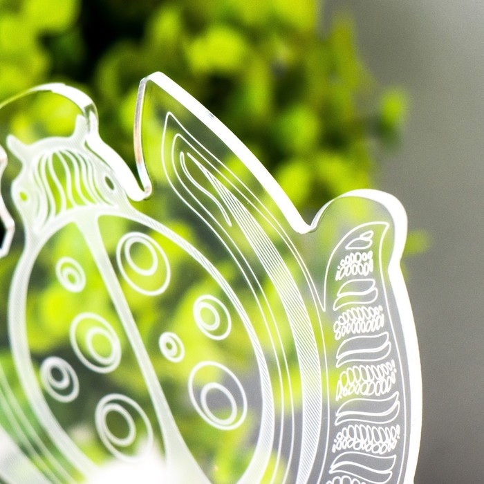 Светильник Светильник "Божья коровка" LED белый 11,9х9,5х15,1 см RISALUX