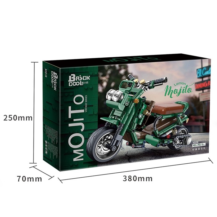 Конструктор Техно &laquo;Мопед&raquo;, 450 деталей