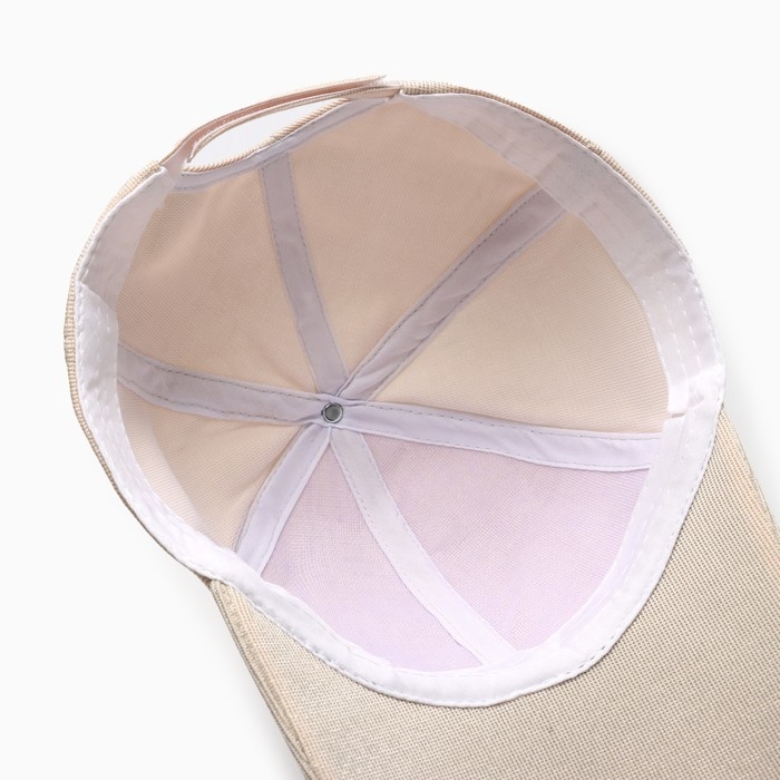 Кепка женская MINAKU, цвет бежевый, р-р 54-56 Кепка женская MINAKU, цвет бежевый, р-р 54-56