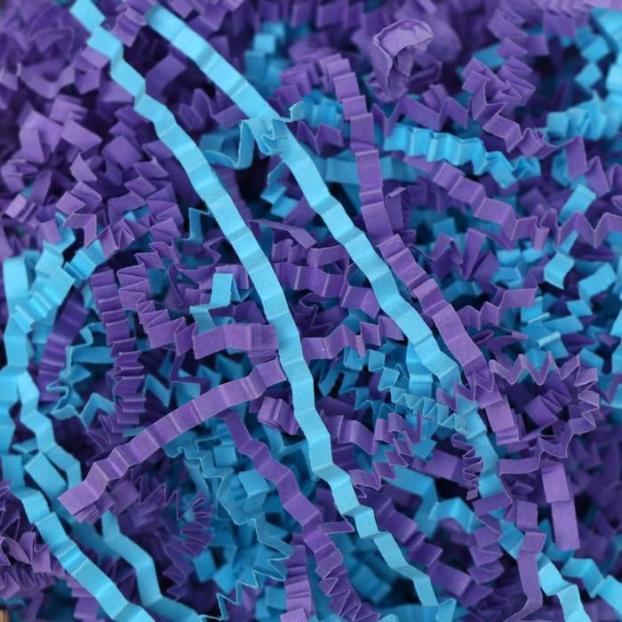 Наполнитель бумажный «Для него», микс, сине-фиолетовый, 500 г Наполнитель бумажный «Для него», микс, сине-фиолетовый, 500 г