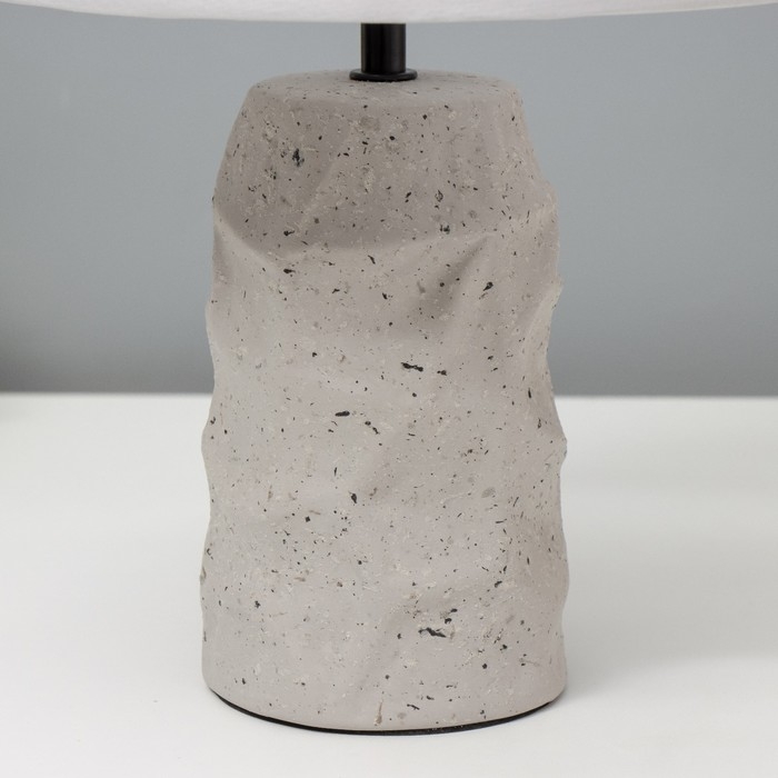 Настольная лампа "Глинка" Е14 40Вт серый 25х25х38,5см RISALUX