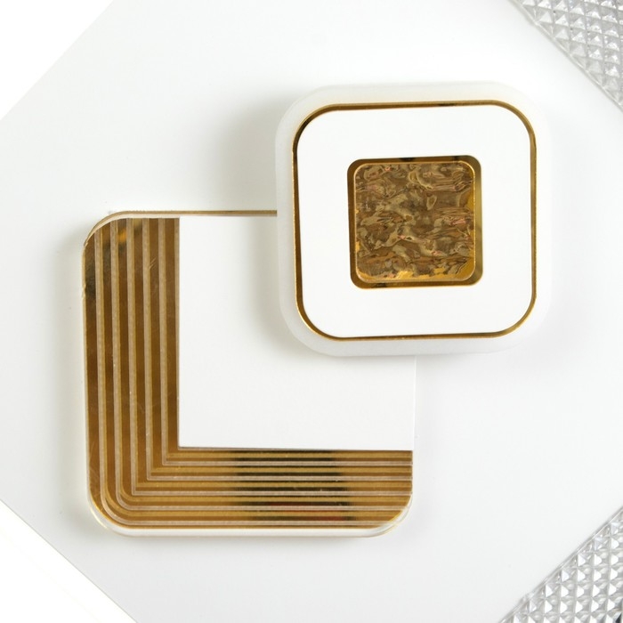 Светильник Светильник "Вилса" LED 156Вт бело-чёрный 50х50х7 см BayerLux