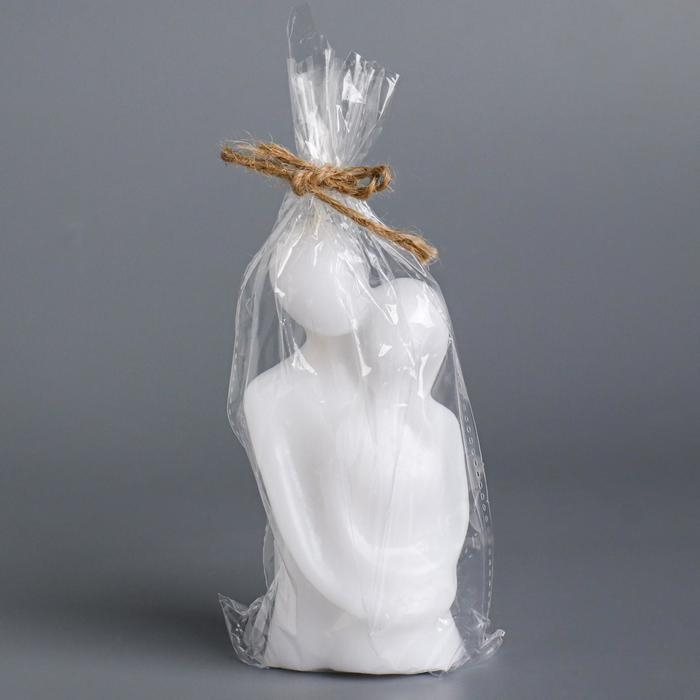 Свеча фигурная  Свеча фигурная "Влюбленные", 12 см, белая