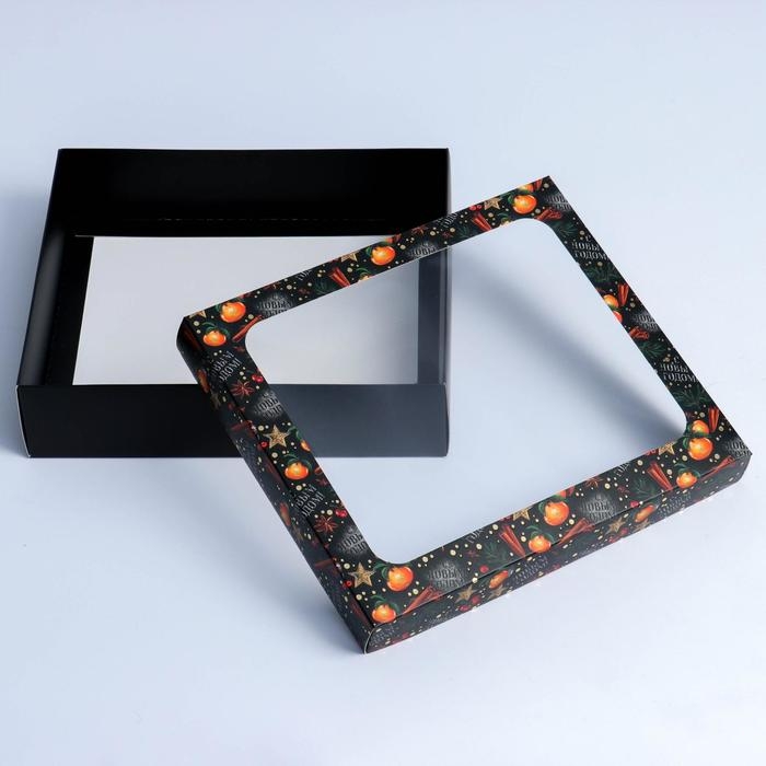 Коробка подарочная новогодняя складная «С Новым Годом!», 23.5 х 20.5 х 5.5 см, Новый год Коробка подарочная новогодняя складная «С Новым Годом!», 23.5 х 20.5 х 5.5 см, Новый год