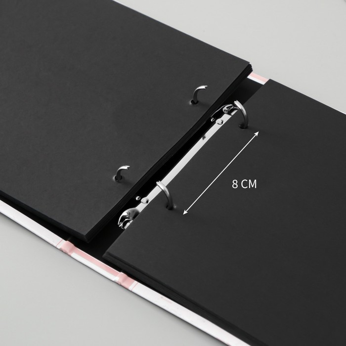 Фотоальбом 25 листов (уголки+кольца)  Фотоальбом 25 листов (уголки+кольца) "Beautiful momemt сердце" 27х19 см