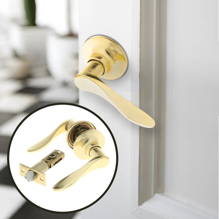 Защелка (мод.3187), межкомнатная, цвет золото Защелка (мод.3187), межкомнатная, цвет золото