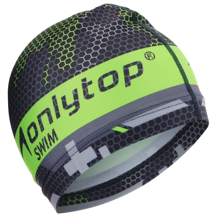 Шапочка для плавания ONLYTOP взрослая, тканевая, обхват 54-60 см Шапочка для плавания ONLYTOP взрослая, тканевая, обхват 54-60 см