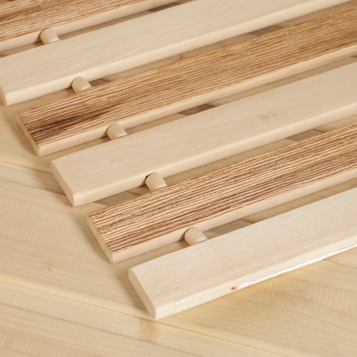 Коврик- сидушка из липы, ТЕРМО, 41х35х1 см Коврик- сидушка из липы, ТЕРМО, 41х35х1 см