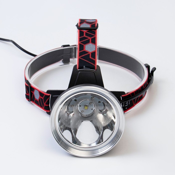 Фонарь налобный аккумуляторный, 10000 мАч, 30 Вт, 1600 лм, P90, USB, 12 часов работы Фонарь налобный аккумуляторный, 10000 мАч, 30 Вт, 1600 лм, P90, USB, 12 часов работы