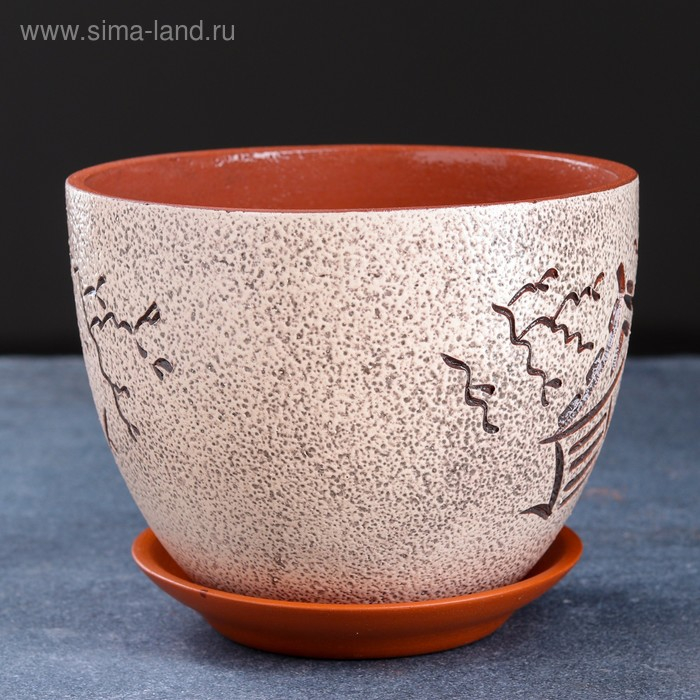 Горшок цветочный япония 2,3 л Горшок цветочный япония 2,3 л