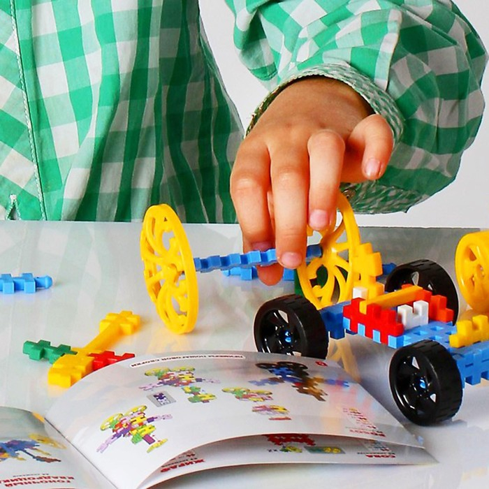 Конструктор «Зиг-Заг мобиль» для мальчиков, 220 деталей Конструктор «Зиг-Заг мобиль» для мальчиков, 220 деталей