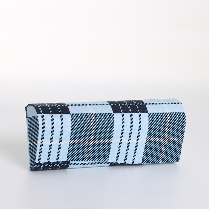 Футляр для очков на магните, длина 16 см, цвет голубой Футляр для очков на магните, длина 16 см, цвет голубой