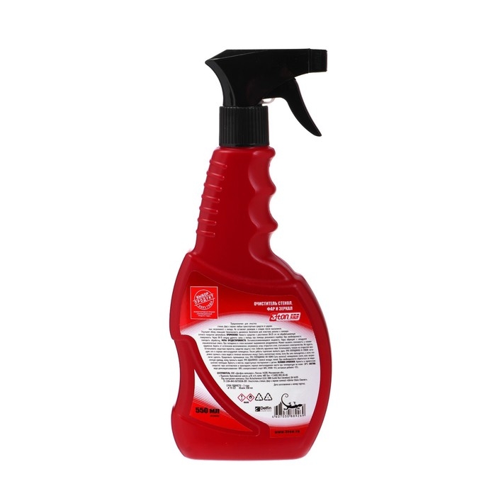 Очиститель стекол, фар и зеркал 3ton, зимний, спрей, 550 мл ТН-521 Очиститель стекол, фар и зеркал 3ton, зимний, спрей, 550 мл ТН-521