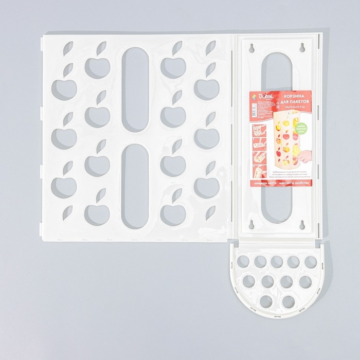 Корзина для пакетов, 16×13,5×37,5 см, цвет МИКС Корзина для пакетов, 16×13,5×37,5 см, цвет МИКС