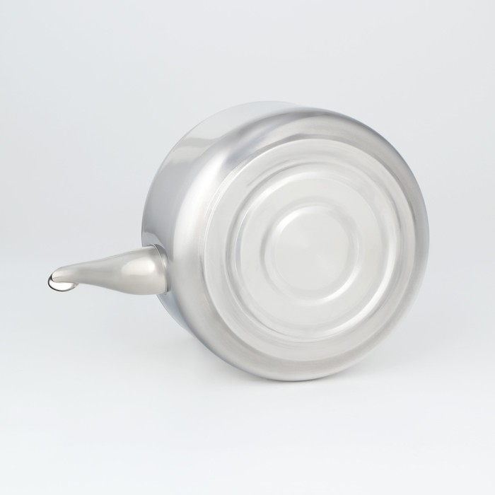 Чайник со свистком из нержавеющей стали, 3,6 л, цвет хромированный