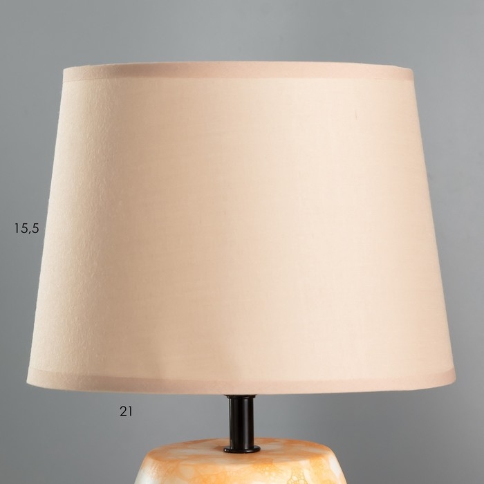 Настольная лампа Настольная лампа "Дафна" Е14 40Вт оранжевый 22,5х22,5х33см RISALUX