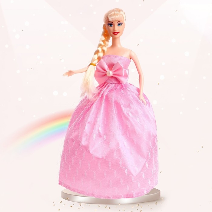 Кукла-модель «Лиза» в платье, МИКС